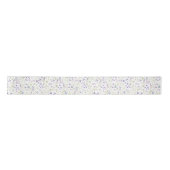 Lavender Wildflower Floral Pattern Ribbon Satijnen Lint (Voorkant)