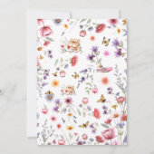 Lavender Wildflower New Chapter Bridal Shower Kaart (Achterkant)