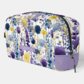 Lavender Wildflowers Floral Personalized  Toilettasje (Rechterhoek)