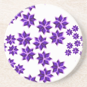LAVENDER WISH FLOWERS BEVERAGE COASTERS - GIFTS ZANDSTEEN ONDERZETTER