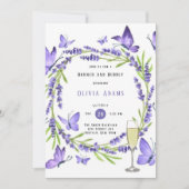 Lavender Wisteria & Butterflies Brunch & Bubble in Kaart (Voorkant)
