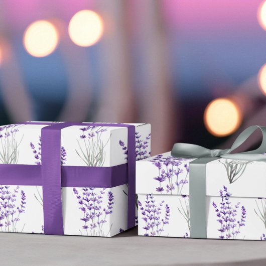 Lavender Wrapping Paper Sheets