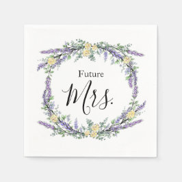 Lavender Yellow Rose en Eucalyptus Servet