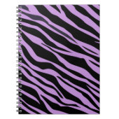 Lavender Zebra Striped Notitieboek (Voorkant)