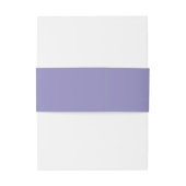 Lavender Zilver Basic het huwelijk van monogram Uitnodigingen Wikkel (Achterkant Voorbeeld)