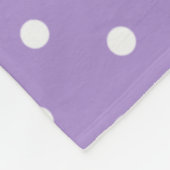 Lavender & zwarte strepen Tiffany's Fleece Blanket Deken (Hoek)
