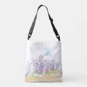 Lavenderbloem Crossbody Tas (Achterkant)
