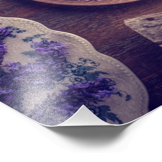 Lavenderbloem Foto Afdruk (Hoek)