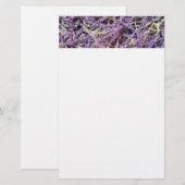 Lavenderbloem patroon briefpapier (Voorkant / Achterkant)