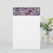 Lavenderbloem patroon briefpapier (Staand voorkant)