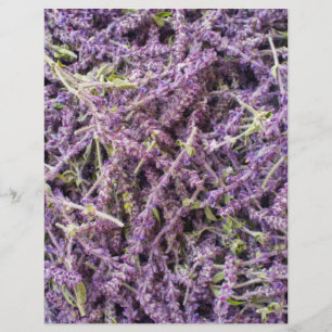 Lavenderbloem patroon flyer