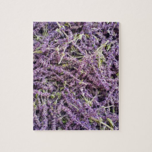 Lavenderbloem patroon legpuzzel (Verticaal)
