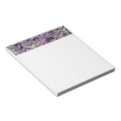 Lavenderbloem patroon notitieblok (Schuin)