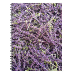 Lavenderbloem patroon notitieboek