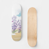 Lavenderbloem Persoonlijk Skateboard (Voorkant)