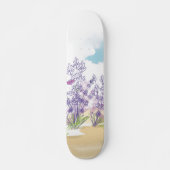 Lavenderbloem Persoonlijk Skateboard (Voorkant)
