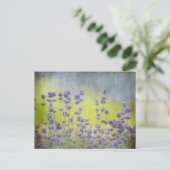Lavenderbloemen Briefkaart (Staand voorkant)