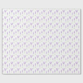 Lavenderbloemen Cadeaupapier (Vlak)