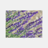 Lavenderbloemen Fleece Deken (Voorkant (Horizontaal))