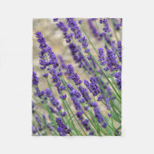 Lavenderbloemen Fleece Deken (Voorkant)