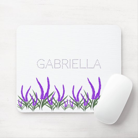 Lavenderbloemen Muismat (Met muis)