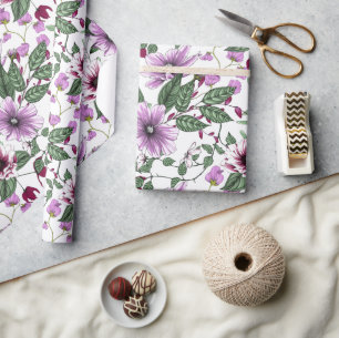 Lavenderbloemen naadloos patroon cadeaupapier