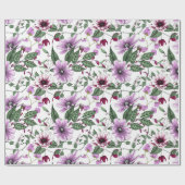 Lavenderbloemen naadloos patroon cadeaupapier (Vlak)