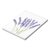 Lavenderbloemen Notitieblok (Linkerzijde)