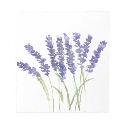 Lavenderbloemen Notitieblok (Voorkant)