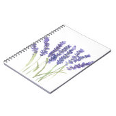 Lavenderbloemen Notitieboek (Linkerzijde)