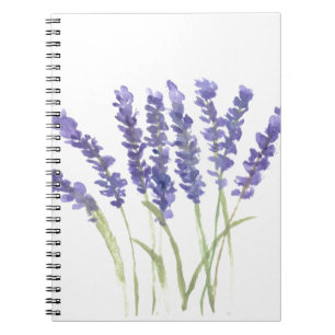 Lavenderbloemen Notitieboek