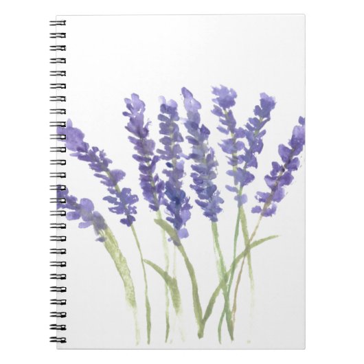 Lavenderbloemen Notitieboek (Voorkant)