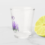 Lavenderbloemen Shot Glas (Rechts)
