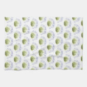 Lavenderbloemen waterverf kruiden paars chic theedoek (Horizontaal)