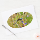 Lavenderbloemlibrie Ovale Sticker (Envelop)