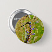 Lavenderbloemlibrie Ronde Button 5,7 Cm (Voorkant /achterkant)