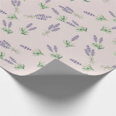 Lavenderpatroon Cadeaupapier (Hoek)