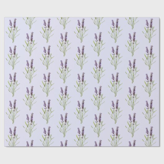 lavenderpatroon cadeaupapier (Vlak)