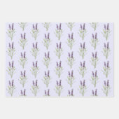 lavenderpatroon inpakpapier vel (Voorkant)