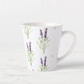 lavenderpatroon latte mok (Rechts)