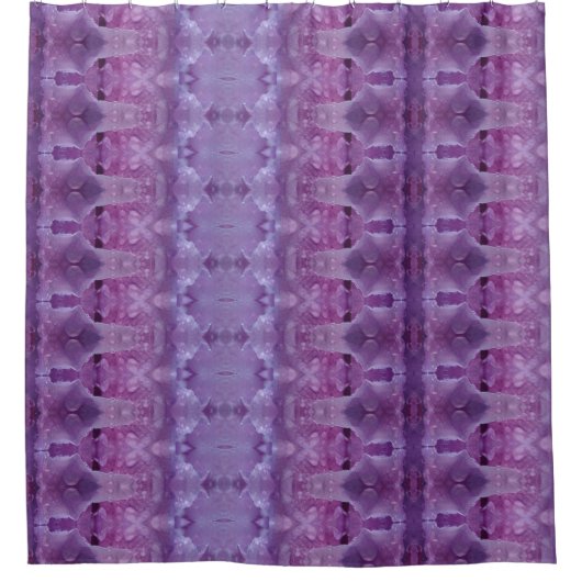 Lavenders Ikat 12 Douchegordijn (Voorkant)
