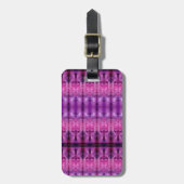 Lavenders Ikat 12 Sangria Bagagelabel (Voorkant verticaal)
