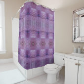 Lavenders Ikat 3 Douchegordijn (In situ)