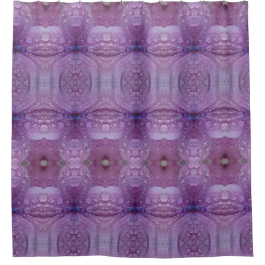 Lavenders Ikat 3 Douchegordijn (Voorkant)