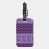 Lavenders Ikat Zen Bagagelabel (Voorkant verticaal)