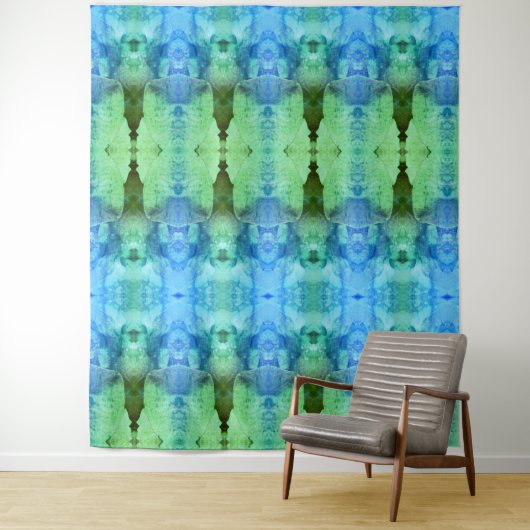 Lavenders X GL Ikat 9 Wandkleed (In situ)