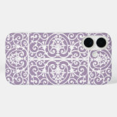 Lavenderscrollpatroon Case-Mate iPhone Case (Achterkant (horizontaal))