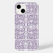 Lavenderscrollpatroon Case-Mate iPhone Case (Achterkant)