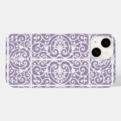 Lavenderscrollpatroon Case-Mate iPhone Case (Achterkant (horizontaal))