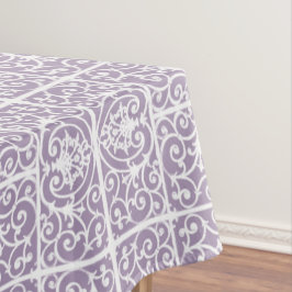 Lavenderscrollpatroon Tafelkleed
